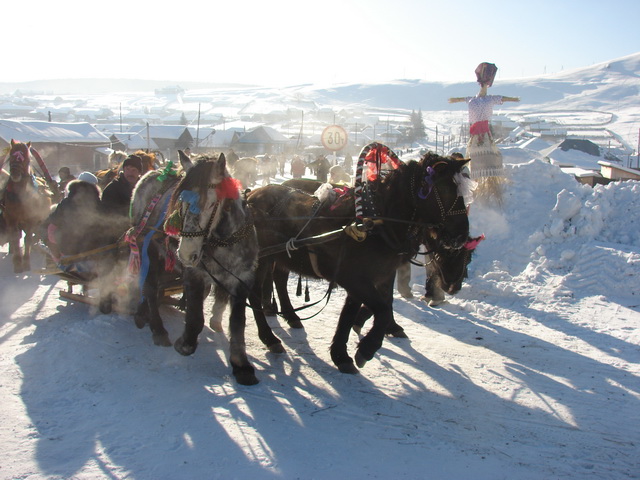 Масленица в с. Кага, 2010 г.