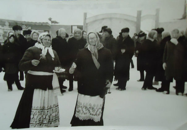 Масленица в с. Кага, 1973 г.