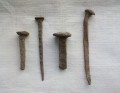 Гвозди были найдены осенью 2014 г. жителями с. Кага при выкапывании картофеля