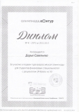 Диплом Савельевой Д.