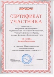Сертификат Кочановой А.