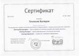 Сертификат Точилкиной В.