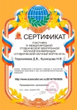 Герасимова Д.В., Кузнецова Н.В.