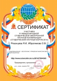 Рязанцева Я.И., Ибрагимова О.В.