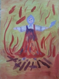 Ваторина Даша, 5 лет. Огневушка-Поскакушка