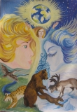 Сыромолотова Алёна, 15 лет. Происхождение мира – земли Нуми-Торума