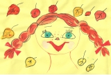 Маняхина Варя, 5 лет. Золотая осень