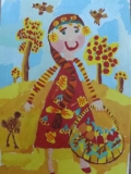 Жуматова Карина, 5 лет. Красавица Осень