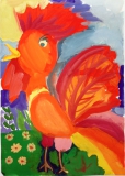 Петрушкова Арина, 7 лет. На полянке