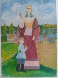 Бандурина Дарья, 11 лет. Храни, Господь, казака!