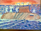 Загиров Намик, 10 лет. Морская граница