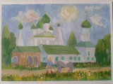 Колисниченко Дарья, 8 лет. Деревенский пейзаж