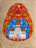 Сулейманова Алина, 9 лет. Пасхальное яйцо 