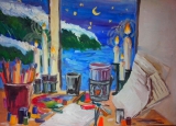 Михайлова Ольга, 13 лет. Творческая обстановка