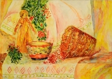 Макарова Анастасия, 9 лет. Рябина красная