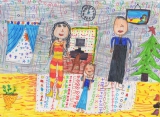 Вохминцева Анастасия, 7 лет. Семейный праздник